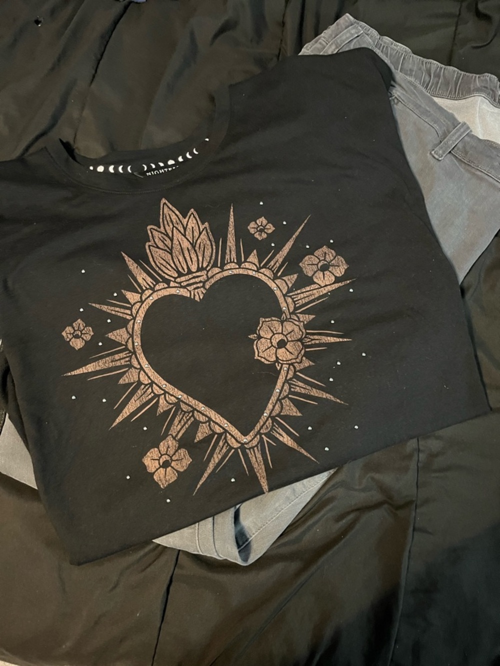 torrid Nightfall Black Moon Phase Tee